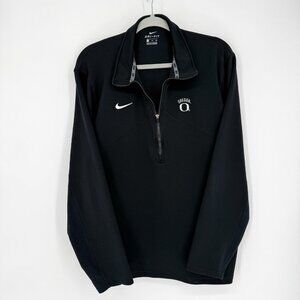 Nike Dri-Fit Quarter-Zip Pullover Oregon University Logo Back Pocket Men's XXL